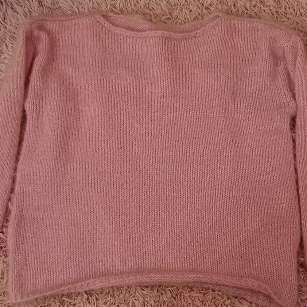 Women's Soft Pink Knit Sweater
